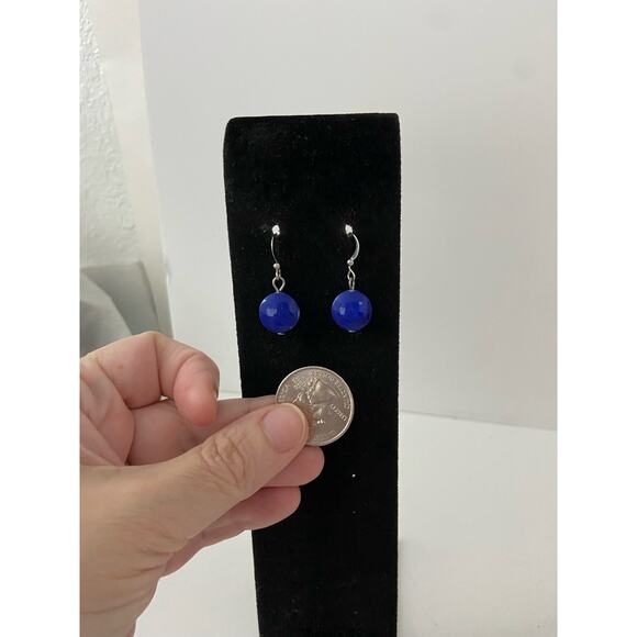 blue shell earrings - Picture 2 of 3